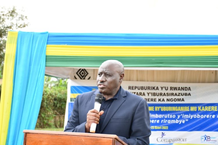 Guverineri Gasana yagaragaje ibyiciro bine bishobora gutuma ibibazo bibangamiye umuryango bicyemuka