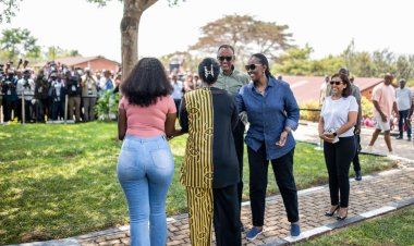 Perezida Kagame na Madamu we batoreye i Kagugu mu Mujyi wa Kigali   