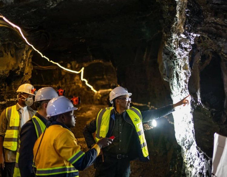 Rulindo:Perezida Kagame yasuye ikirombe gicukurwamo Wolfram nyinshi muri Afurika