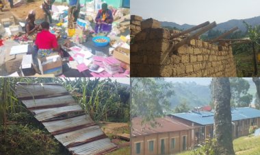 Gakenke:Imvura irimo umuyaga mwinshi yangije ibyumba by'amashuri 8 n'inzu 35