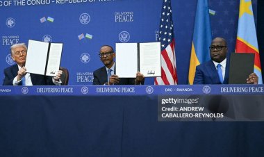 Decades Long Rift Ends as Kagame, Tshisekedi Ink Peace Pact in Washington